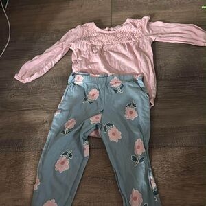 Carter's Light Pink Lace Baby Top